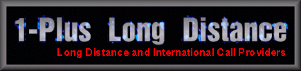 1 plus long distance logo